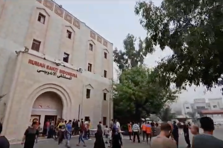Vuelve el pánico: Denuncian explosiones cerca del hospital Al Quds en Gaza