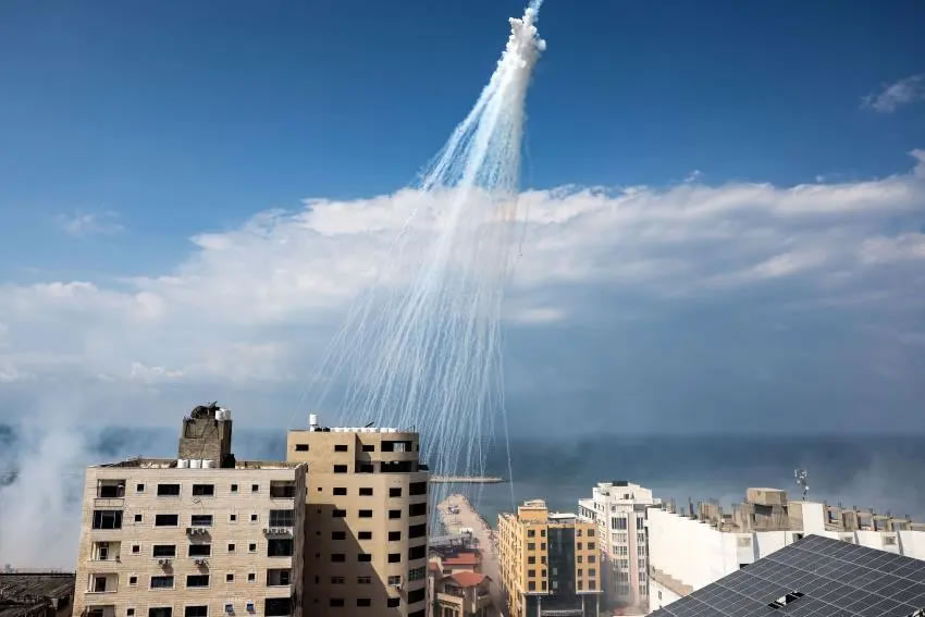 Human Rights Watch: Fósforo blanco usado por Israel en Gaza expone a la población a quemaduras insoportables y sufrimiento de por vida