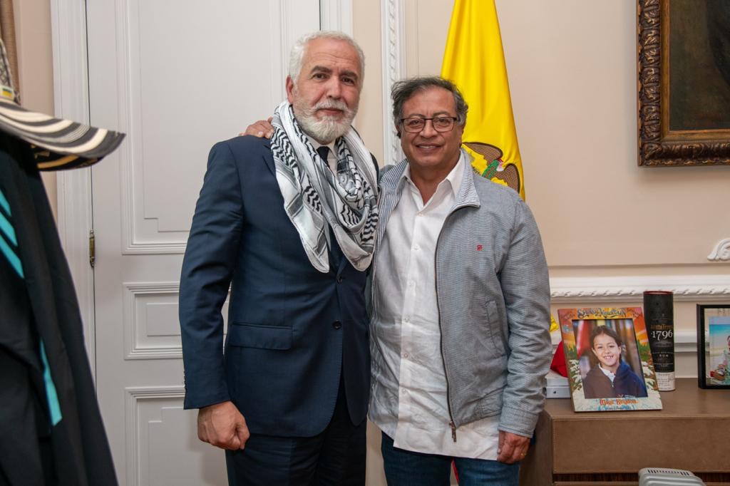 Petro anuncia que «Colombia abrirá su embajada en Ramallah, Palestina»