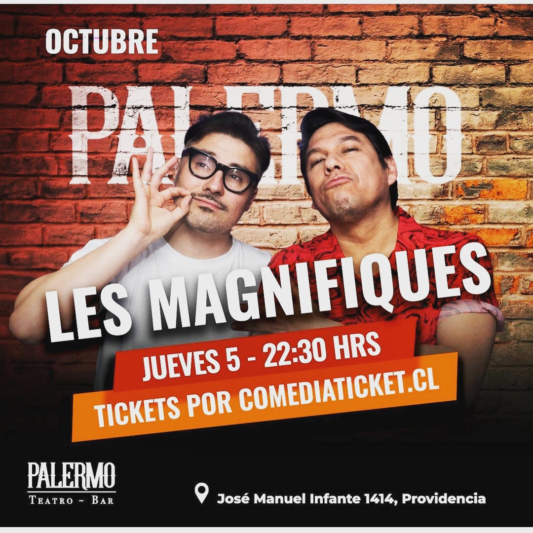 De Radioactiva al Palermo: Les Magnifiques se presentan en un show exclusivo en Providencia