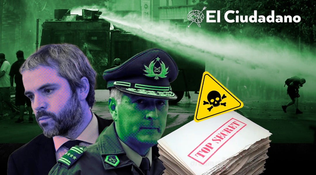 Registros de un estallido: Informe secreto de Carabineros a Gonzalo Blumel confirma sustancias tóxicas en carros lanza aguas