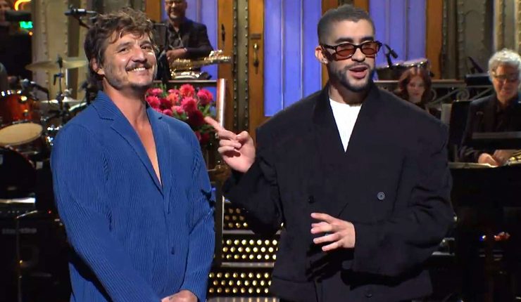 Pedro Pascal encendió las redes con sorpresiva aparición en Saturday Night Live: Acompañó a Bad Bunny, Lady Gaga y Mick Jagger