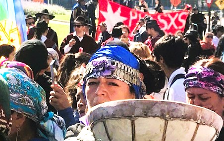 Autoridades mapuche condenan al Gobierno por brutal represión policial contra marcha que conmemoró a los pueblos originarios