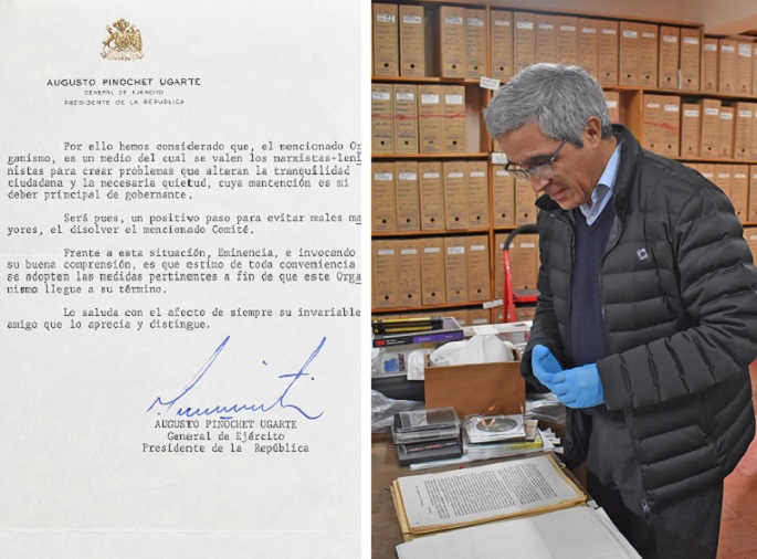 Archivo patrimonial revela inéditas cartas entre Pinochet y cardenal Raúl Silva Henríquez