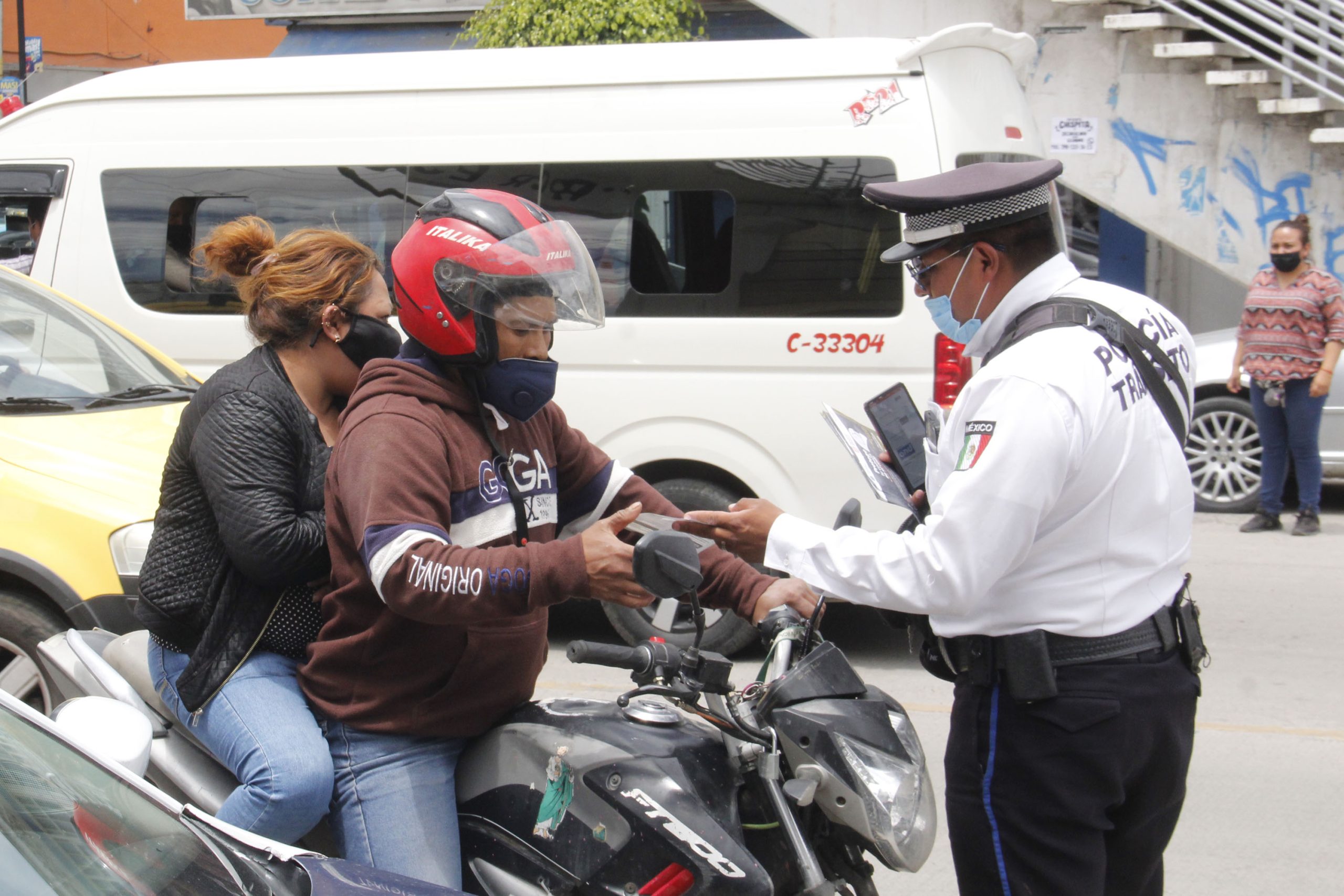 Tránsito Municipal remite motocicletas al corralón por infracciones