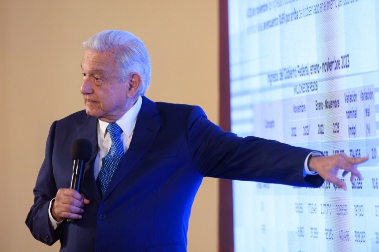 Ingresos tributarios llegan a 4 billones en noviembre: López Obrador