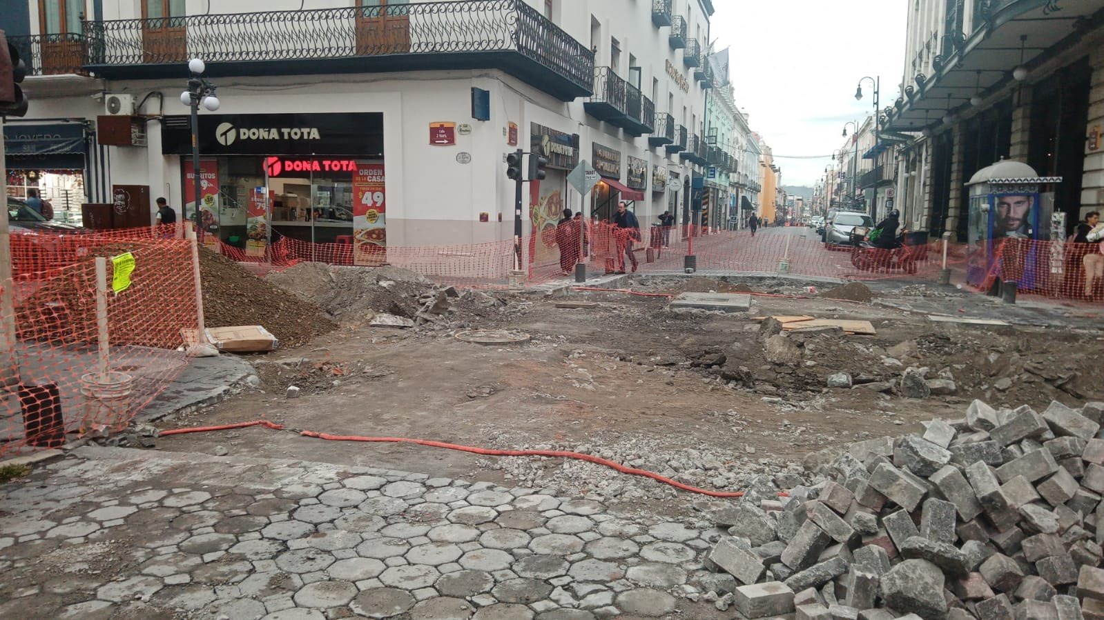 INAH suspende obras del Ayuntamiento en Centro Histórico de Puebla