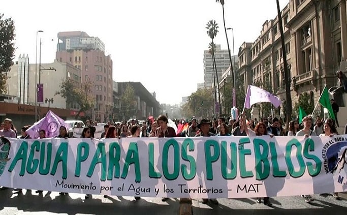 Movimiento por el Agua y los Territorios: En Contra de la Constitución del empresariado