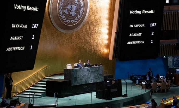 Abrumadora mayoría en Asamblea General ONU exige poner fin al bloqueo a Cuba: Sólo EEUU e Israel votaron por mantenerlo