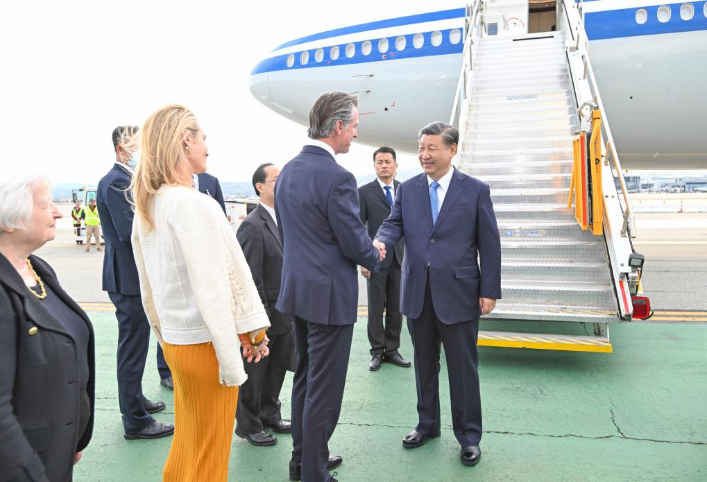 Presidente Xi JinPing llegó a San Francisco para reunirse con Biden previo al Foro de la APEC