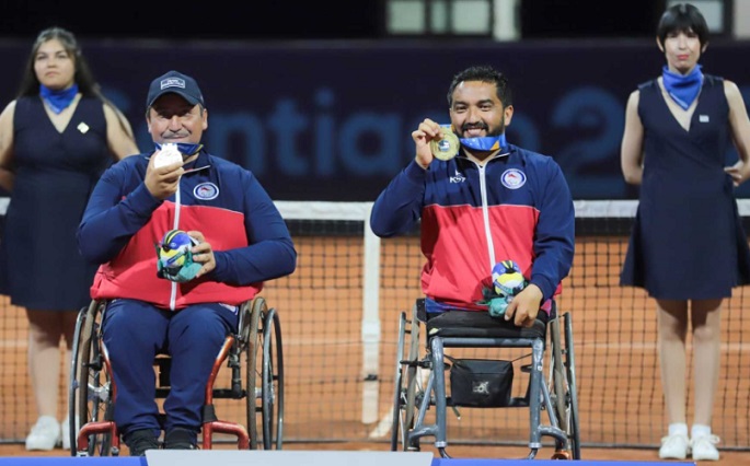 El oro de Cayulef y Pérez en tenis Parapanamericano: Chile sexto en el medallero con histórico logro