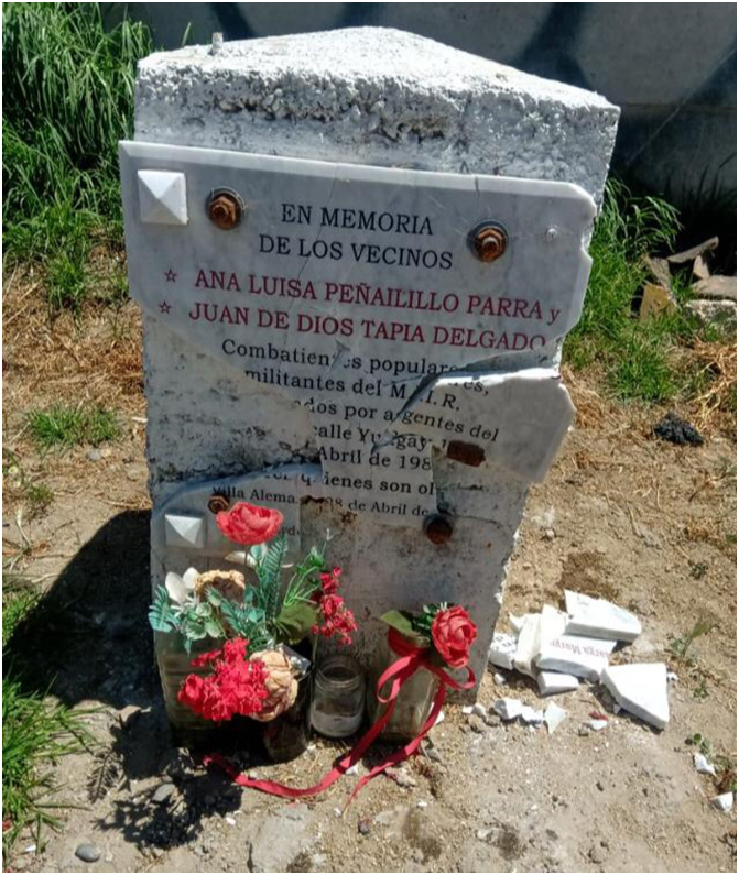 Destruyen memorial en Villa Alemana instalado en homenaje a militantes del MIR asesinados en 1986