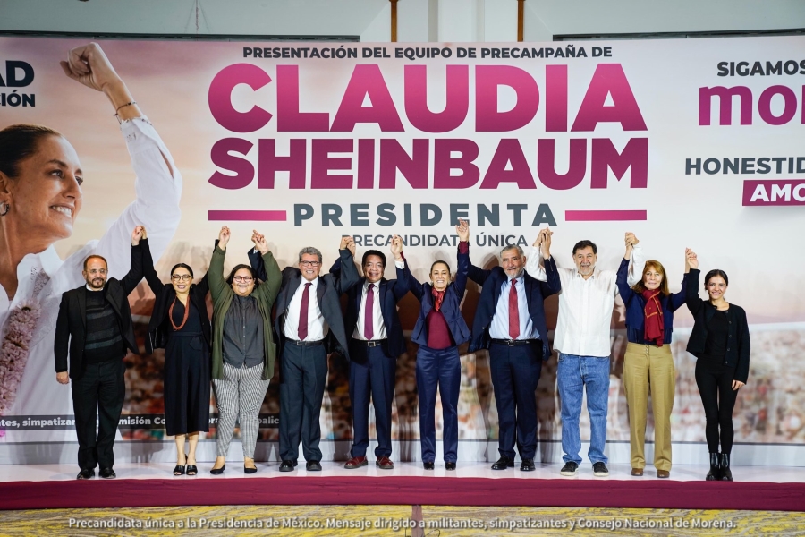 Sheinbaum ya tiene equipo para la precampaña presidencial