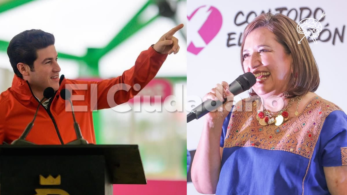 Xóchitl llama incongruente a Samuel García; «está llena de negativos», le responde