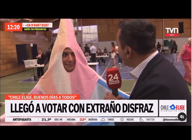 ¡Votando con estilo! Ciudadano estelar inspiró a la generación Genshin en el Plebiscito 2023