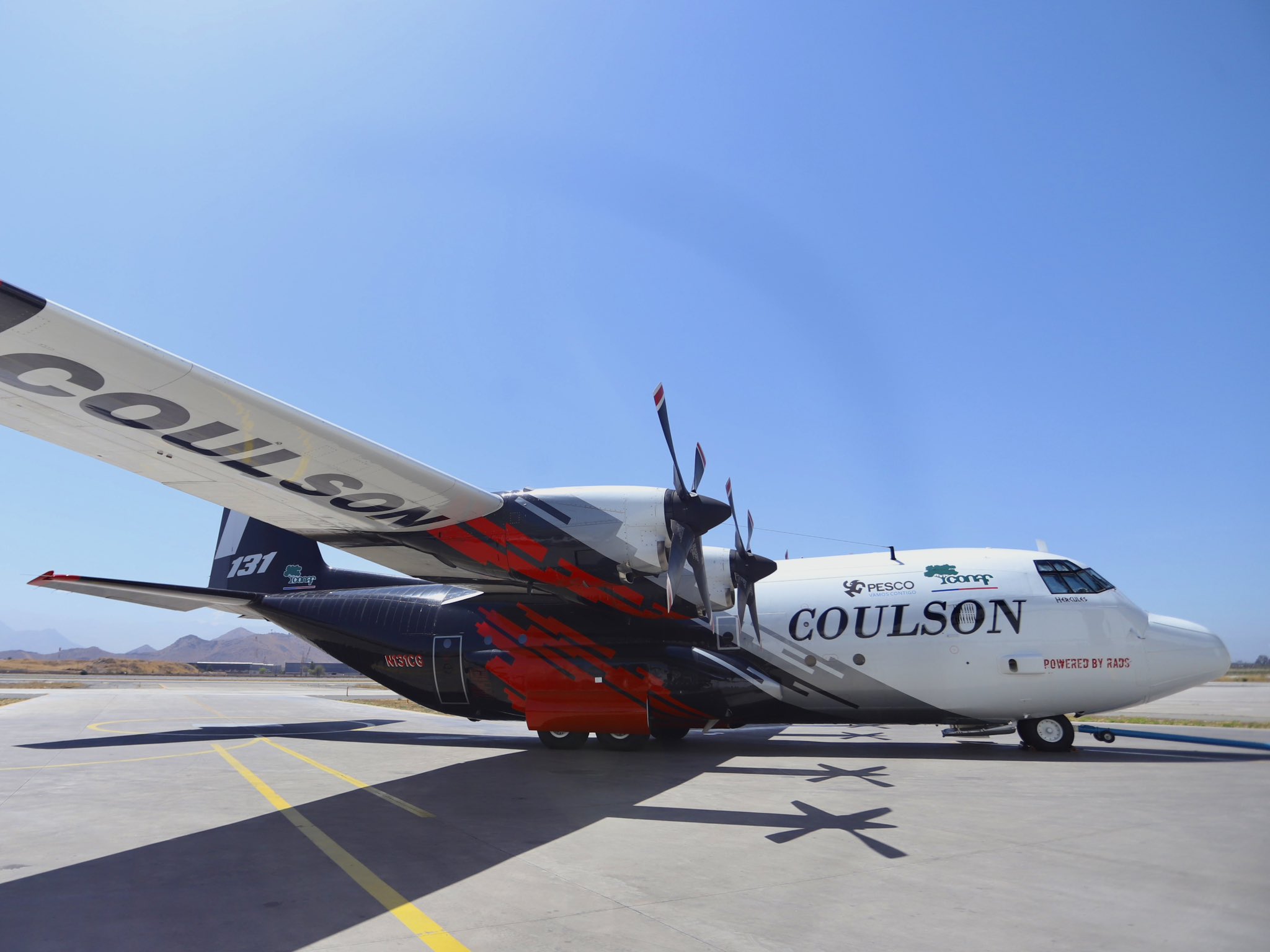 Chile contará con el avión Lockheed Hércules C-130 para combatir los incendios forestales
