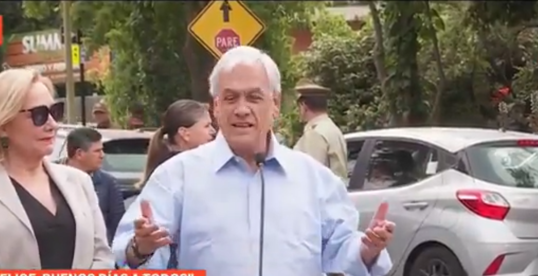 Piñera viola normas electorales y llama a votar «A favor» en el Plebiscito Constitucional