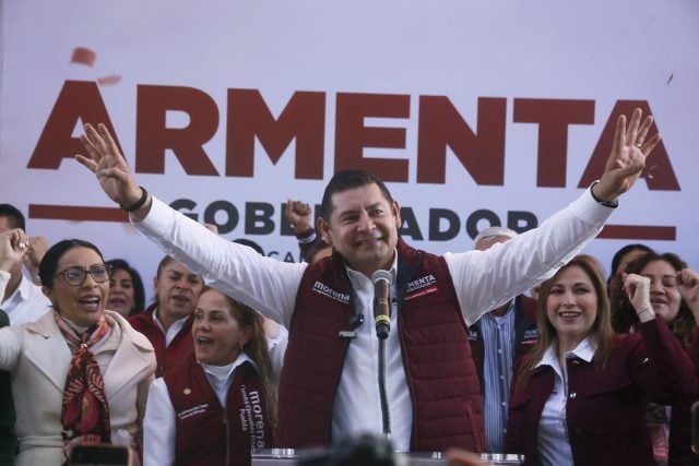 ¡Armenta lidera encuestas por la gubernatura de Puebla!