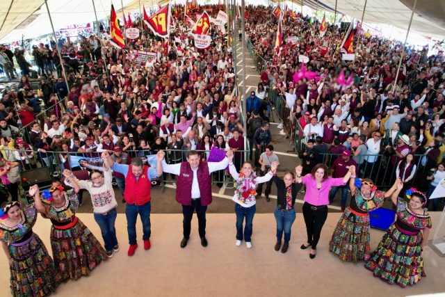 En Tehuacán, Sheinbaum garantiza continuidad al humanismo mexicano