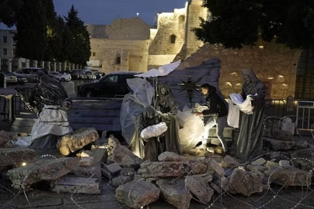 Navidad de luto en Belén: No hubo noche de paz para Palestina