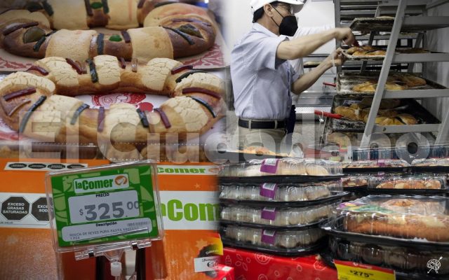 ¡Roscas de Reyes!, en Puebla algunas alcanzan los 750 pesos
