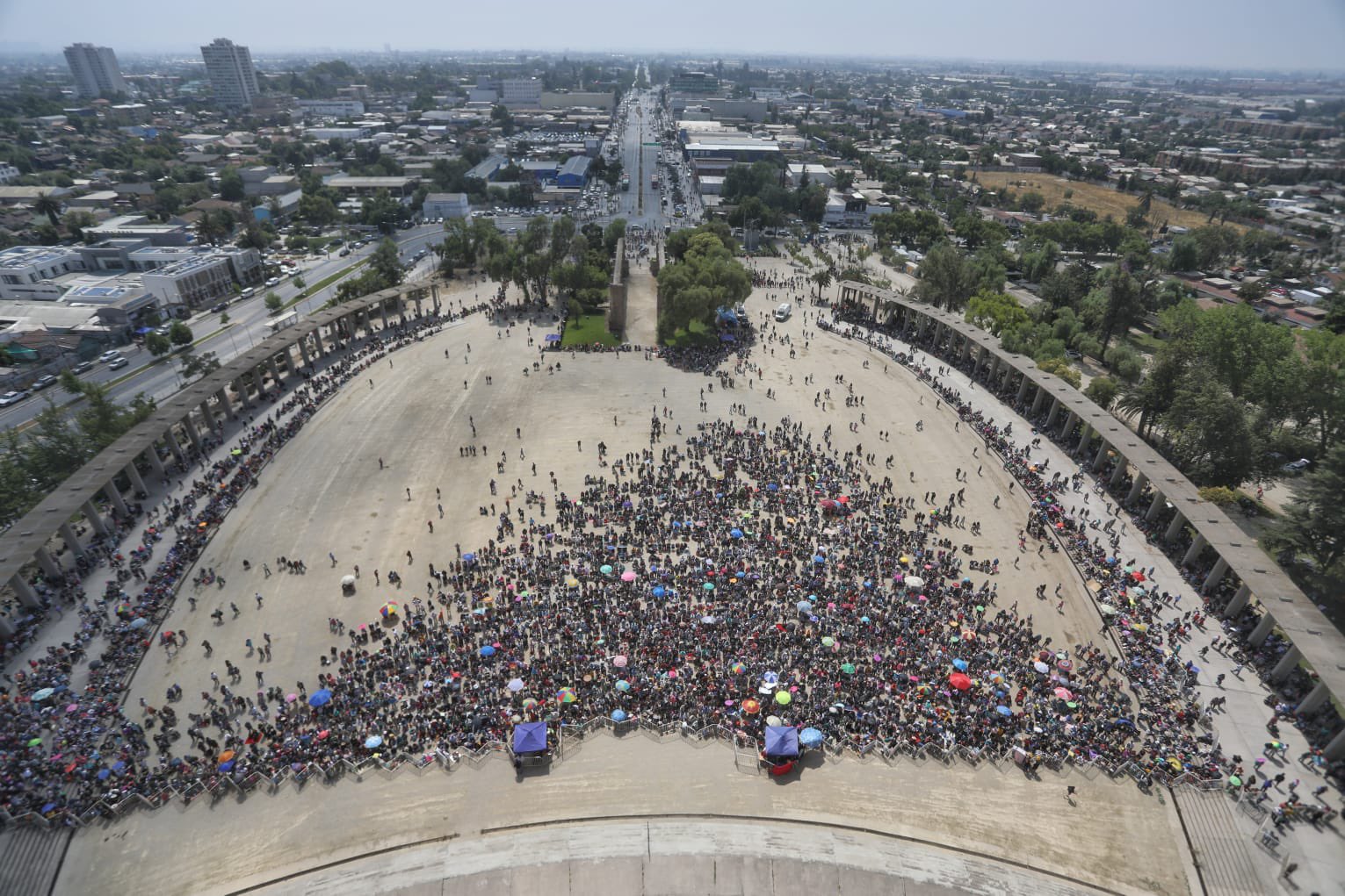 Más de 6.000 personas se dieron cita en Maipú para la ceremonia de la «Sanadora de Rosario»