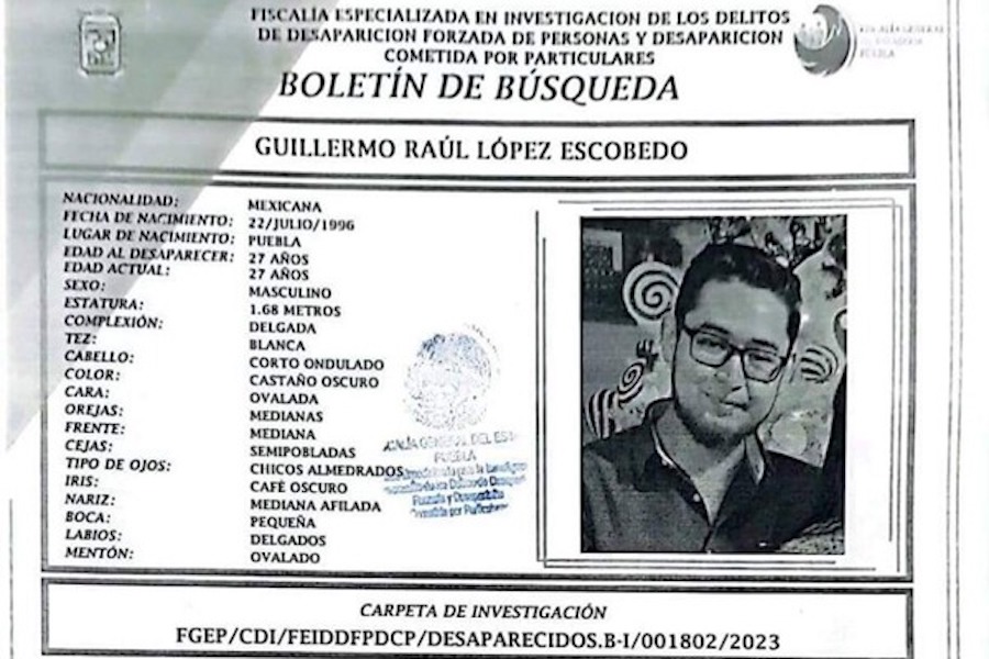 Amozoc busca desvincularse de desaparición de Raúl López, señalan autoridades