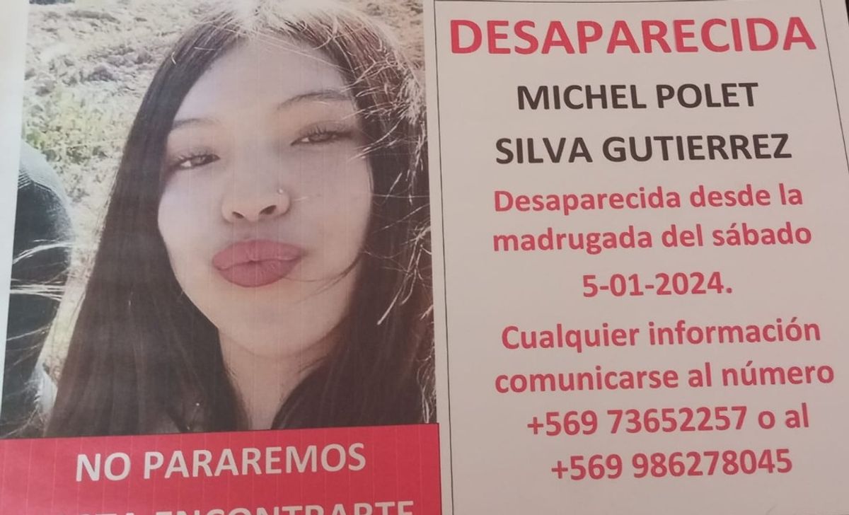 Confesó participación: Fiscalía confirma detención de sospechoso en caso de desaparición de Michelle Silva