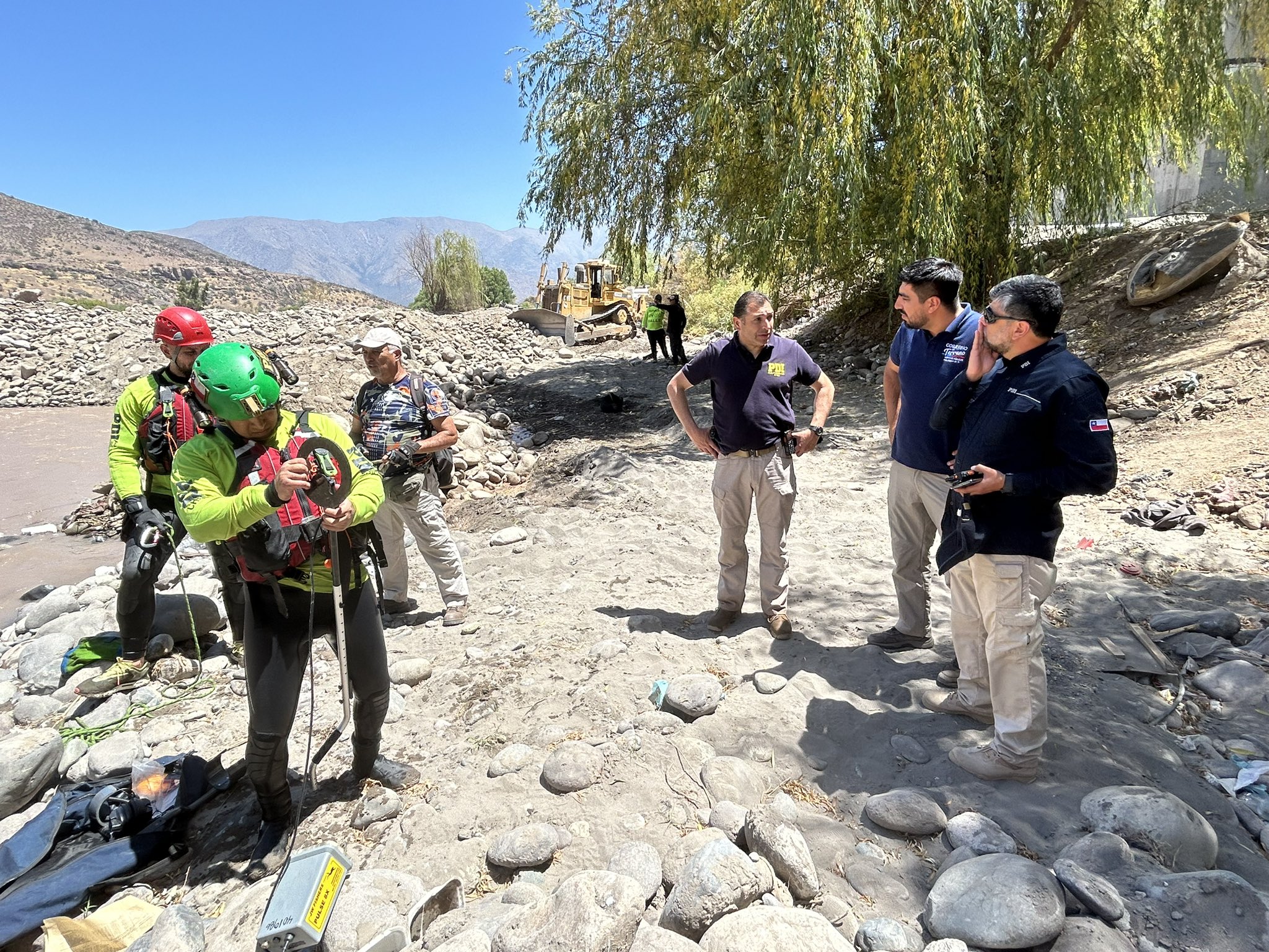 Desaparición de joven Michelle Silva: En medio de «horas muy sensibles» realizaron rastreo en río Aconcagua