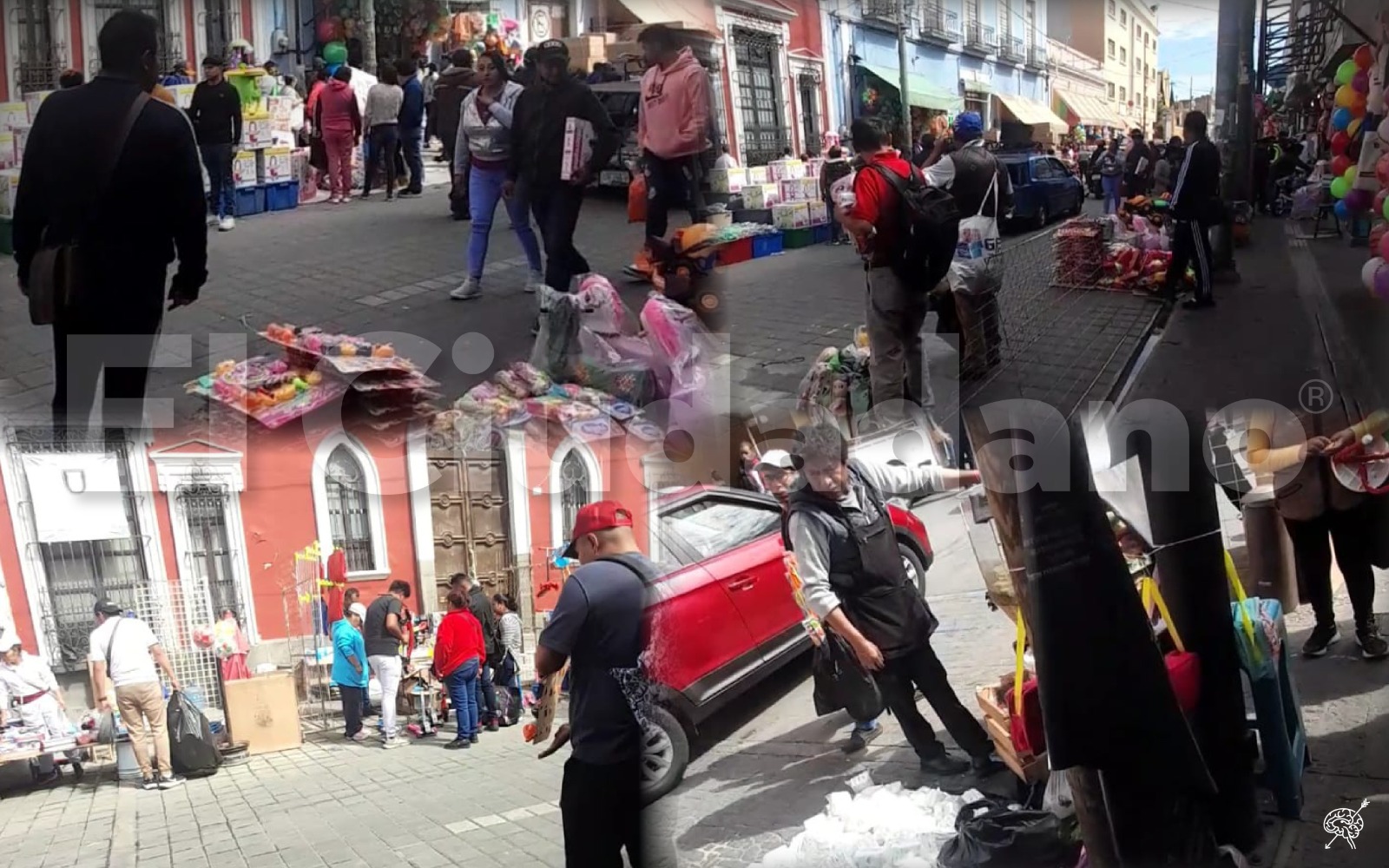 Ambulantes doblan a Ayuntamiento y adelantan sus “Reyes Magos” en centro de Puebla