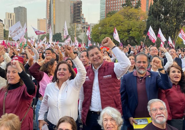 Armenta reconoce trabajo de Sheinbaum en cierre de precampaña