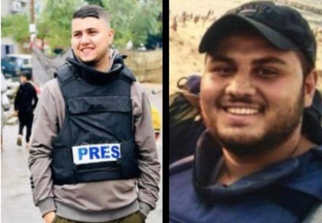 Mueren 2 periodistas por ataque aéreo en Gaza, suman 109