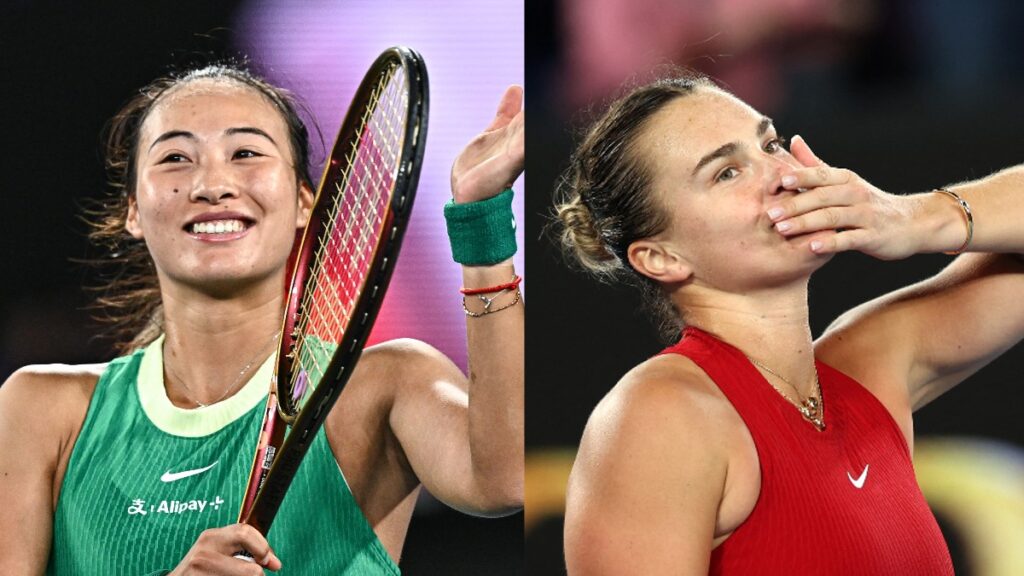 Zheng Qinwen y Aryna Sabalenka jugarán la final del Abierto de Australia