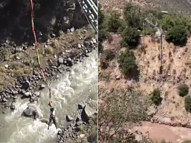 Joven de 23 años murió al saltar en bungee en Cajón del Maipo