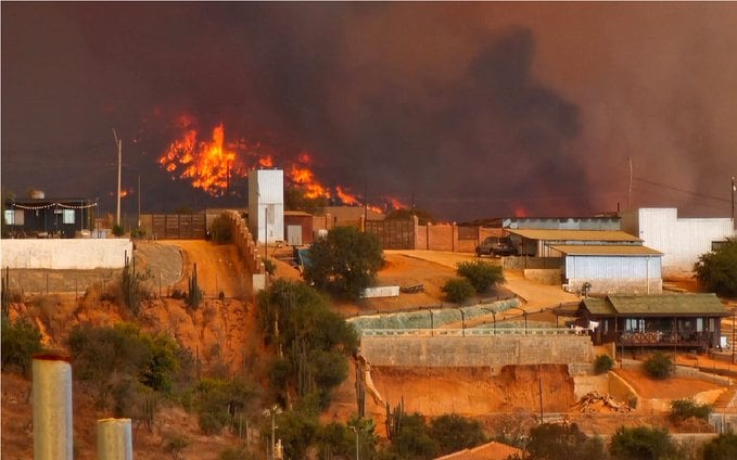 Incendios forestales: Presidente Boric instruye convocar el COGRID Nacional este sábado para hacer frente a la emergencia