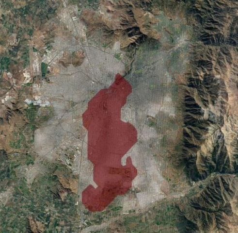 Arquitecta ilustra la magnitud del incendio de Peñuelas-Viña del Mar respecto a la región Metropolitana