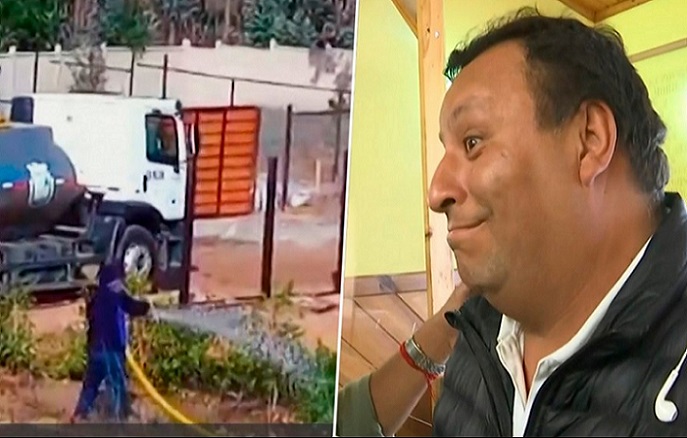 El Tabo: Director de Seguridad fue denunciado por uso de camión municipal aljibe para regar su patio mientras vecinos no tienen agua