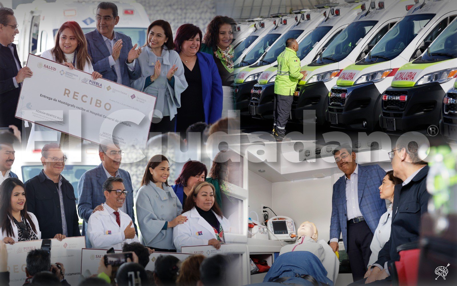Puebla recibe ambulancias y aparatos médicos por casi 100 mdp