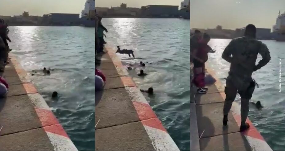 Bebé cae con carriola al mar en malecón de Veracruz