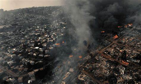 Imágenes satelitales de la NASA miden magnitud y gravedad de incendios en la región de Valparaíso