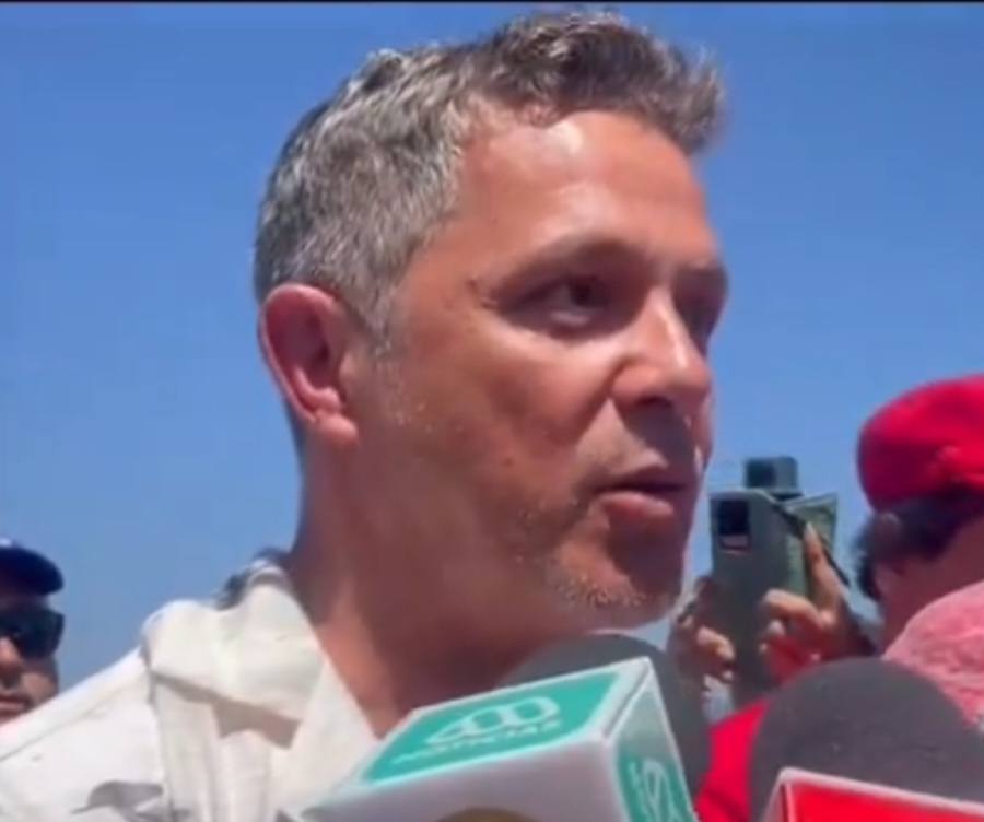 Alejandro Sanz hace rueda de prensa en Villa Independencia