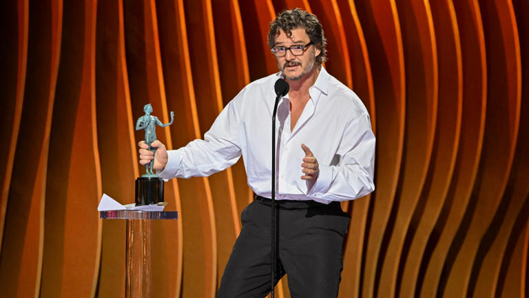 El divertido discurso de Pedro Pascal tras ganar el premio SAG a mejor actor por «The Last of Us»