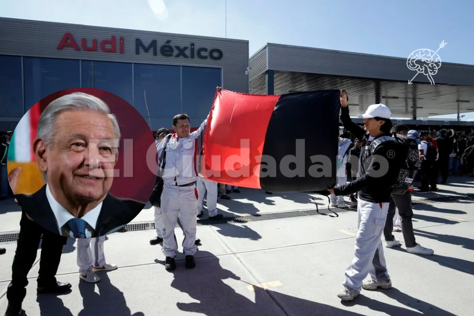López Obrador celebra fin de huelga en Audi como logro laboral