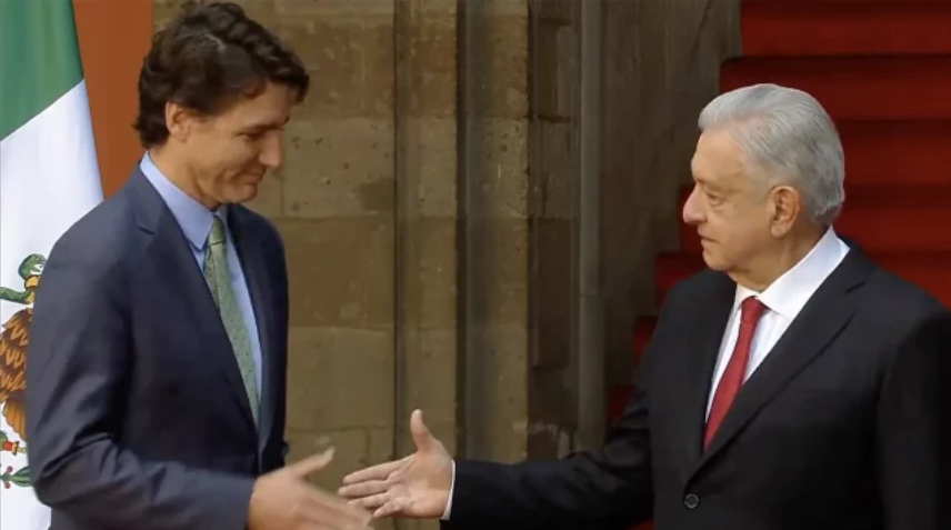 ¿Qué reprochó López Obrador a Justin Trudeau por visa a mexicanos?