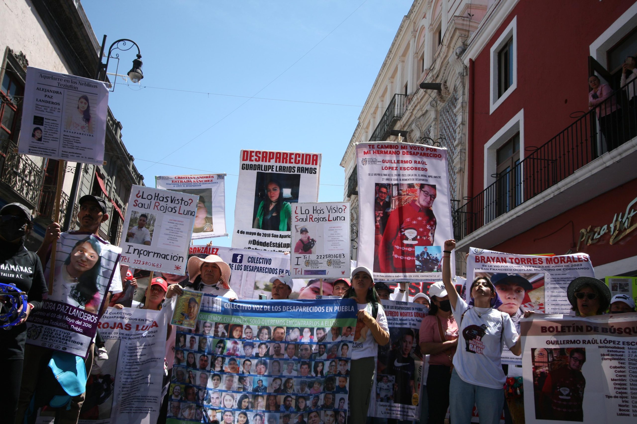 Madres buscadoras reclaman una Puebla sin mujeres desaparecidas