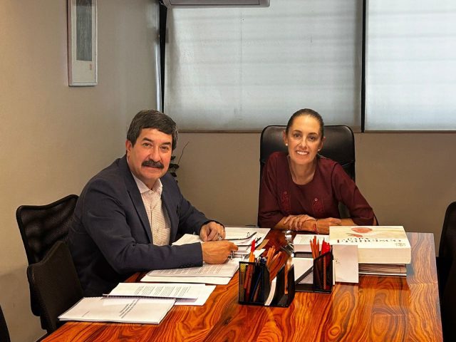Sheinbaum y Javier Corral afinan plan anticorrupción