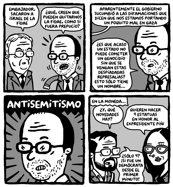 «Antisemitas»: La última historieta de Malaimagen sobre la actualidad nacional