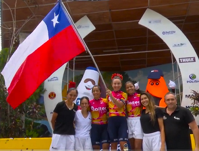 Aranza Villalón en lo más alto del ciclismo: Chilena superó a campeona olímpica y gana el Grand Prix de El Salvador