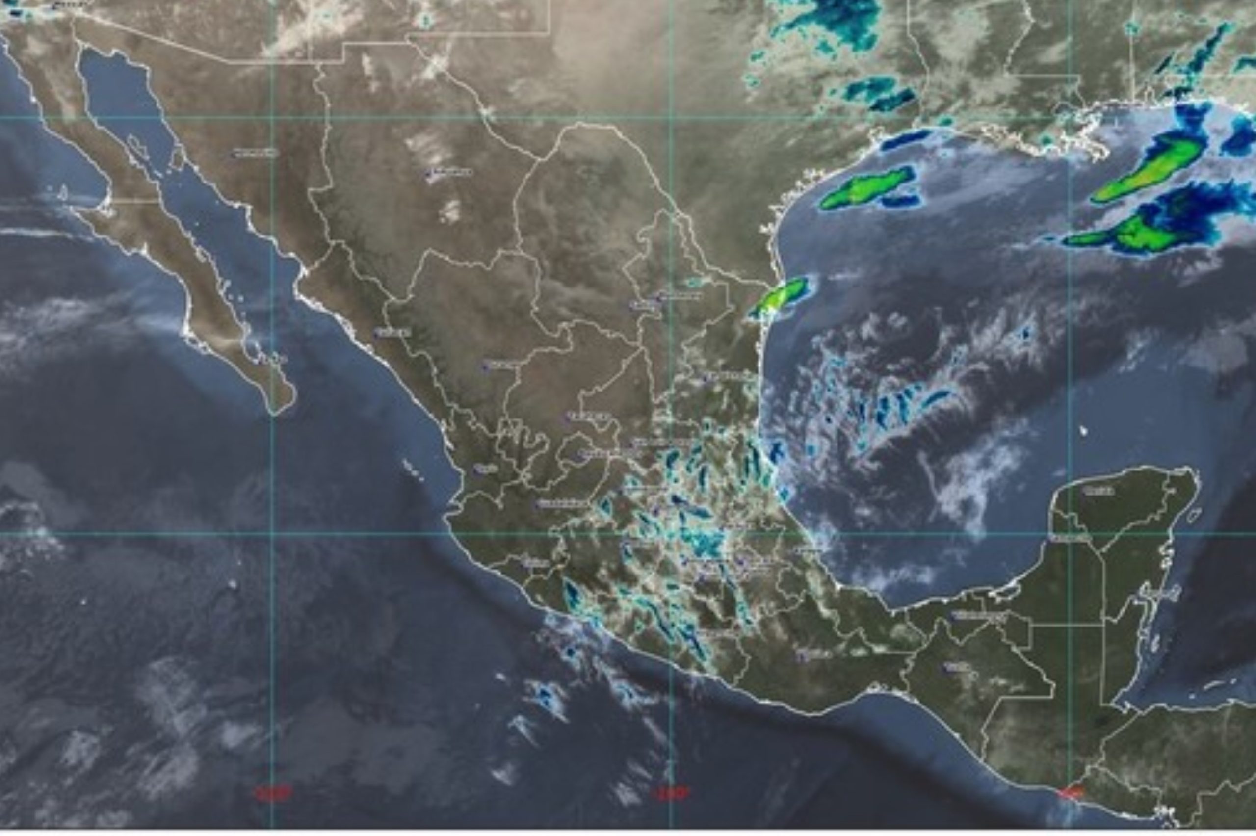 Pronostican vientos y lluvias por frente frío 40 en México