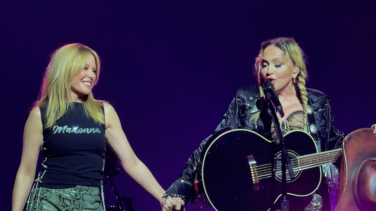 Madonna y Kylie Minogue sorprenden en épico concierto en California | Video